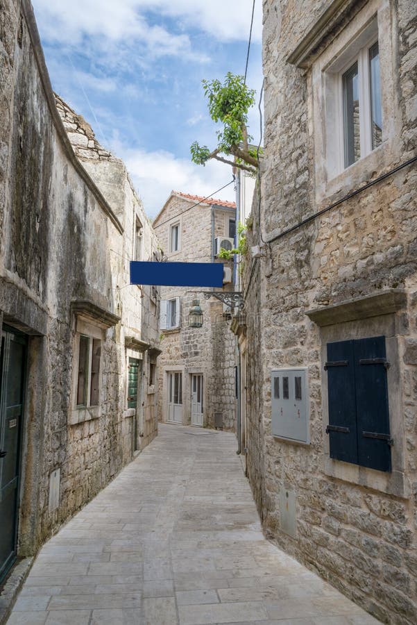 Πόλη Jelsa, νησί Hvar, Κροατία στοκ εικόνες