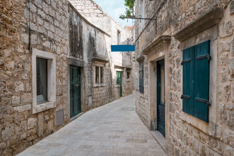 Πόλη Jelsa, νησί Hvar, Κροατία στοκ εικόνα με δικαίωμα ελεύθερης χρήσης