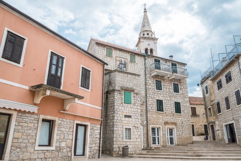 Πόλη Jelsa, νησί Hvar, Κροατία στοκ φωτογραφία με δικαίωμα ελεύθερης χρήσης