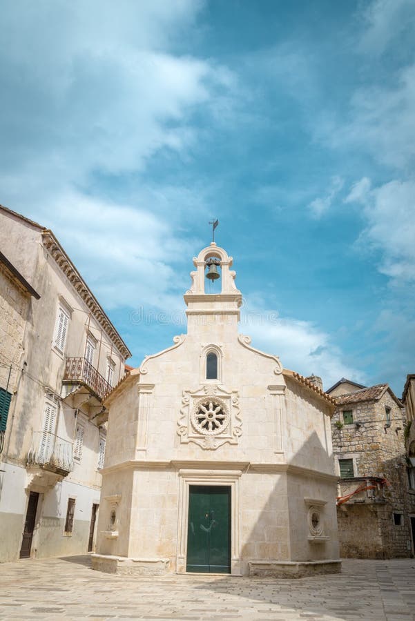 Πόλη Jelsa, νησί Hvar, Κροατία στοκ εικόνες