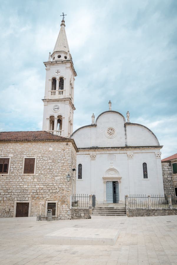 Πόλη Jelsa, νησί Hvar, Κροατία στοκ φωτογραφίες