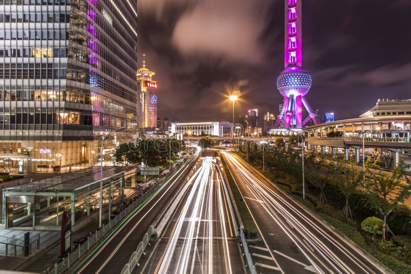 Η κινεζική πόλη Σαγκάη στοκ φωτογραφίες