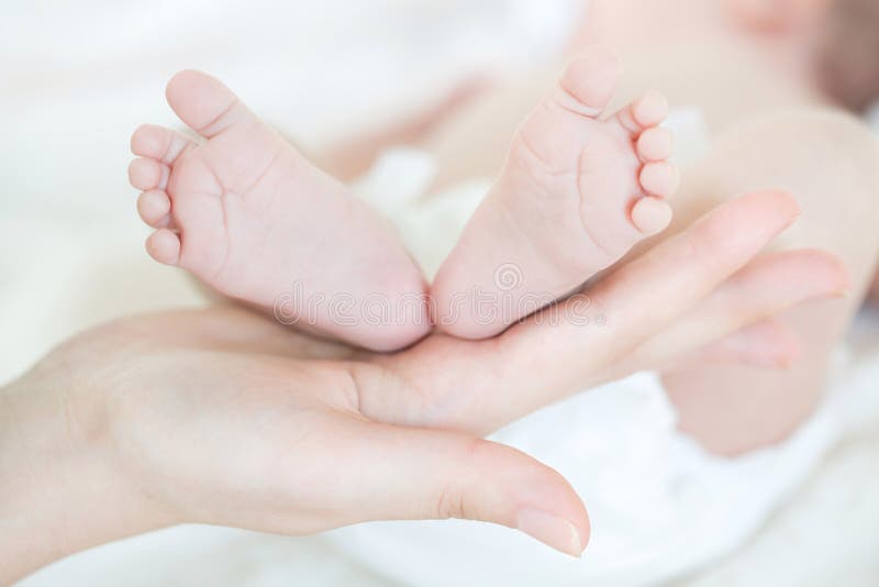 Baby feet on hand we have. Baby feet on hand we have