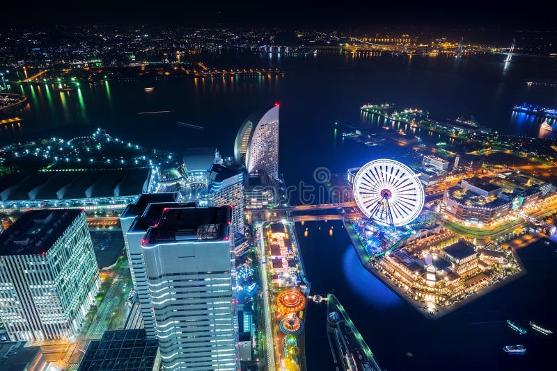 Πύργος Minato Mirai Yokohama Ιαπωνία ορόσημων στοκ φωτογραφία με δικαίωμα ελεύθερης χρήσης