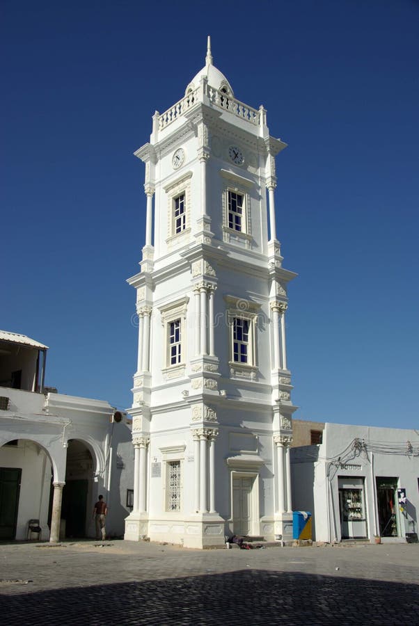 An Ottoman clock tower in the medina of Tripoli, in Libya. An Ottoman clock tower in the medina of Tripoli, in Libya