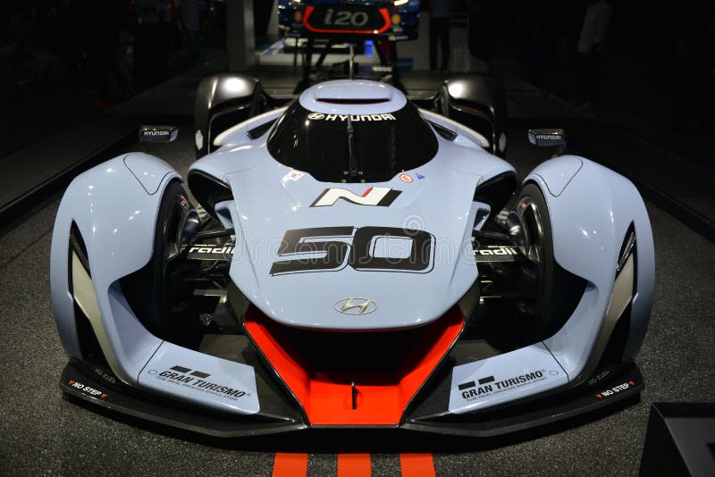 Ράλι έννοιας Gran Turismo οράματος της Hyundai Ν 2025 στοκ εικόνες με δικαίωμα ελεύθερης χρήσης Ράλι έννοιας Gran Turismo οράματος της Hyundai Ν 2025 στοκ εικόνες με δικαίωμα ελεύθερης χρήσης