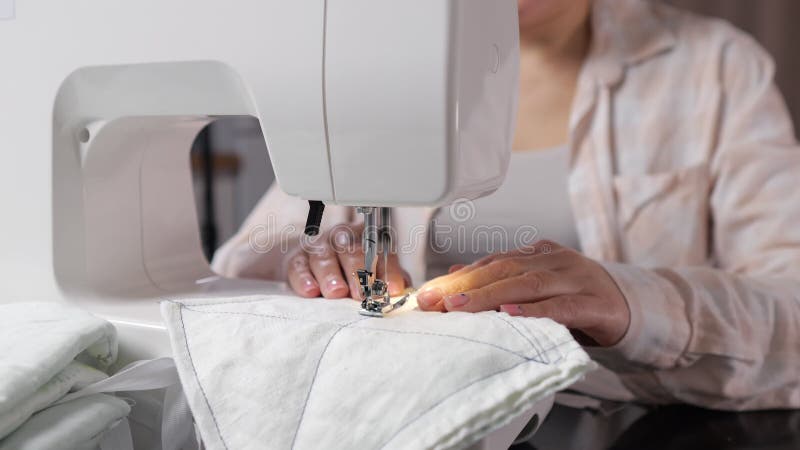 ραφή ραφής ραφής με ραπτομηχανή απόθεμα βίντεο