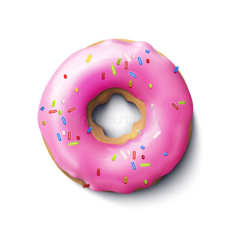 Ρεαλιστικό doughnut απεικόνισης αποθεμάτων διανυσματικό Ρόδινη τήξη απομονωμένο μακρο λευκό φωτογραφιών ανασκόπησης doughnut Doug διανυσματική απεικόνιση Ρεαλιστικό doughnut απεικόνισης αποθεμάτων διανυσματικό Ρόδινη τήξη απομονωμένο μακρο λευκό φωτογραφιών ανασκόπησης doughnut Doug διανυσματική απεικόνιση