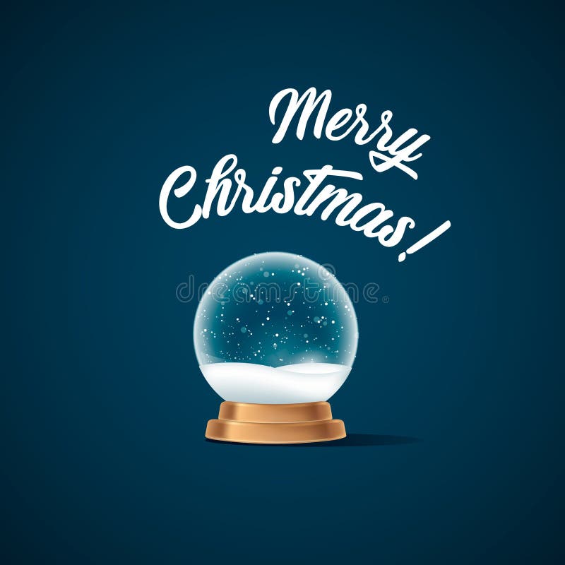 Ρεαλιστικό νέο αντικείμενο chrismas έτους σφαιρών σφαιρών χιονιού που απομονώνεται στο λευκό με τη σκιά διανυσματική απεικόνιση Ρεαλιστικό νέο αντικείμενο chrismas έτους σφαιρών σφαιρών χιονιού που απομονώνεται στο λευκό με τη σκιά διανυσματική απεικόνιση