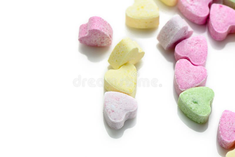 Heart shaped candies for Valentines Day 6. Heart shaped candies for Valentines Day 6