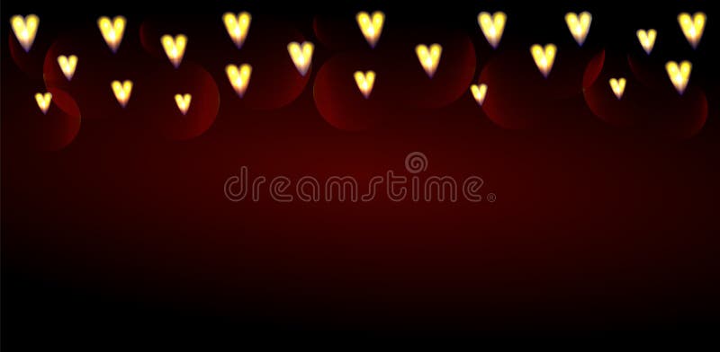Romantic background with glowing hearts for the holidays. Background for lovers. Beautiful image with hearts. Glowing light bulbs. Banner with hearts. Hearts emitting light. Vector. Romantic background with glowing hearts for the holidays. Background for lovers. Beautiful image with hearts. Glowing light bulbs. Banner with hearts. Hearts emitting light. Vector