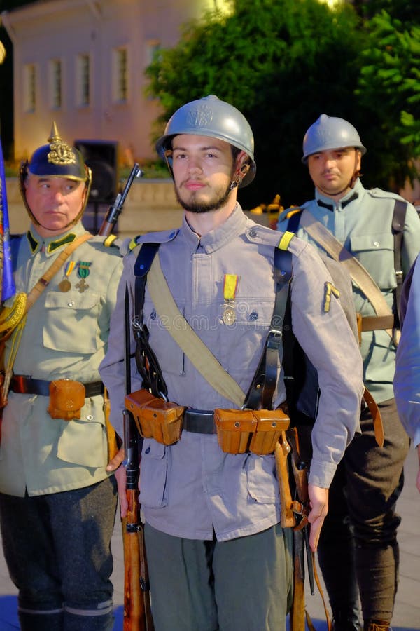 Romanian military parade to commemorate 100 years from Romania's entry into World War I. Romanian military parade to commemorate 100 years from Romania's entry into World War I.