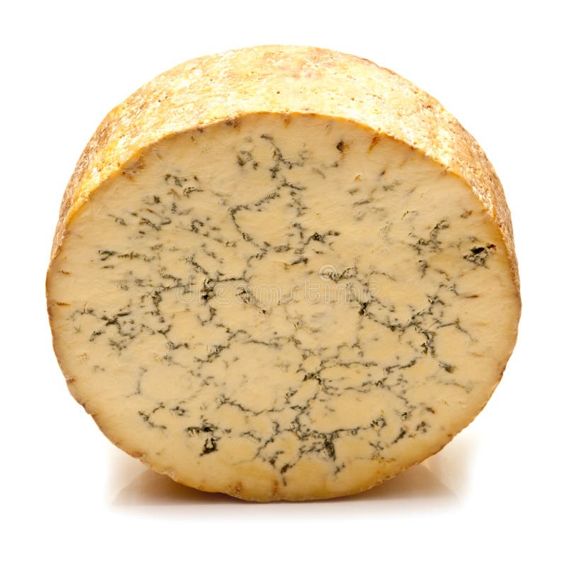 Ρόδα του μπλε τυριού Stilton στοκ εικόνες