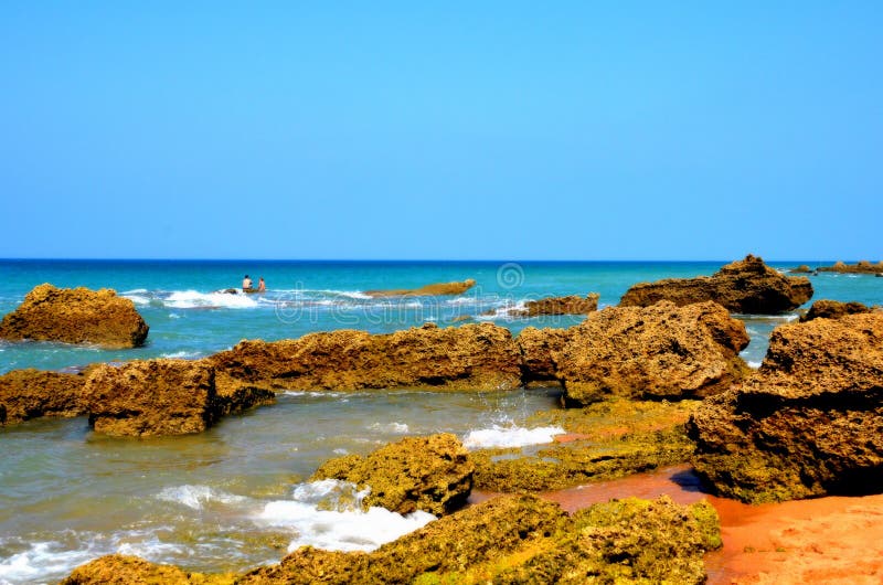 Î¡ÏŒÎºÎ±, Conil de la Frontera, CÃ¡diz στοκ φωτογραφίες