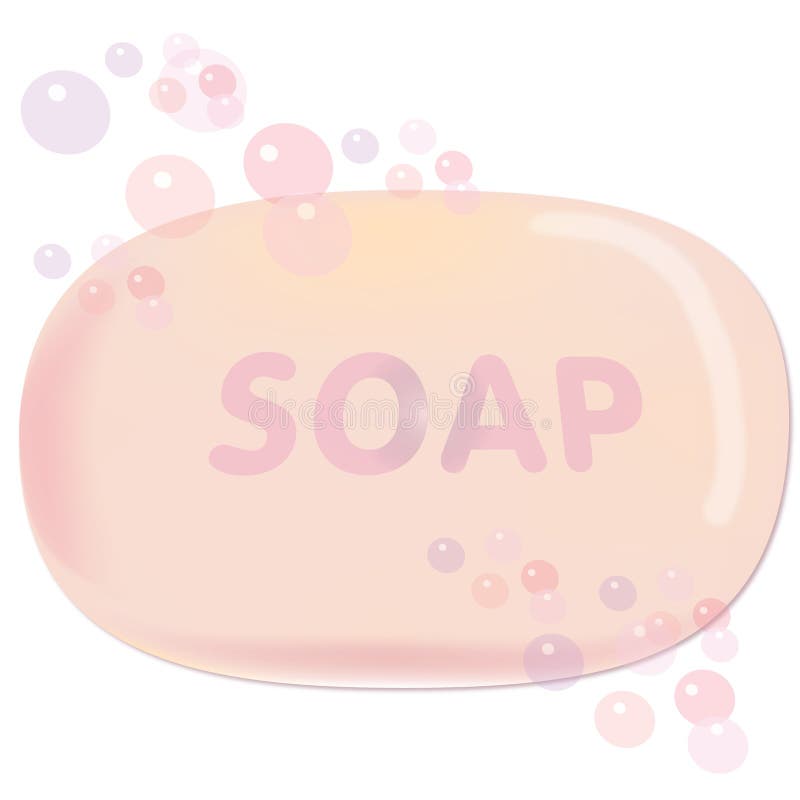 Vector image of soap, isolated on white. Vector image of soap, isolated on white