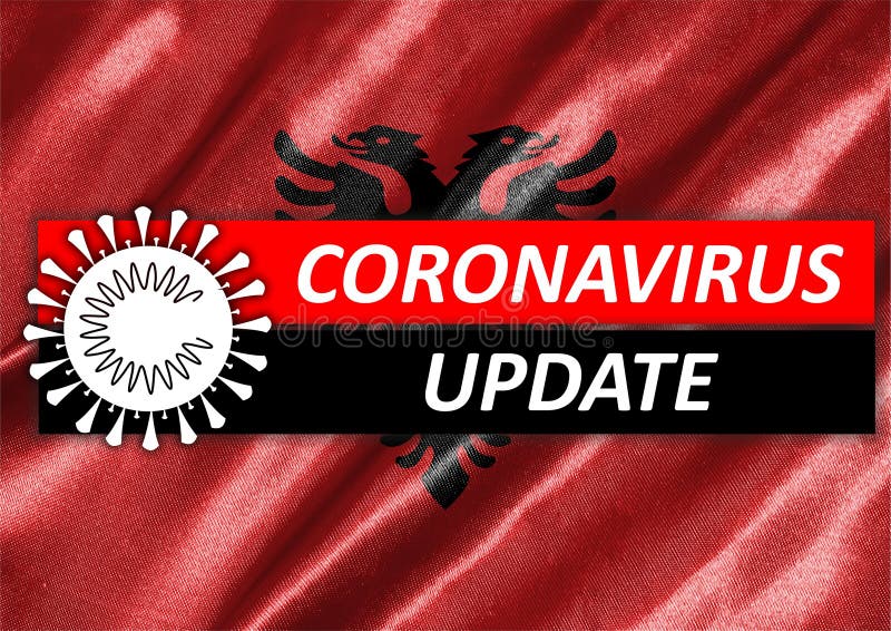 σημαία της αλβανίας ελεύθερη απεικόνιση δικαιώματος