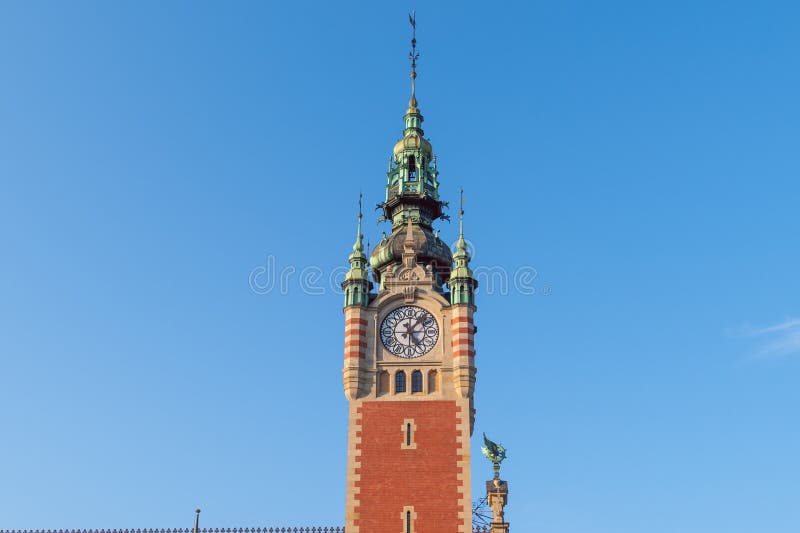 σιδηροδρομικός σταθμός gdansk glowa. κεντρικός σιδηροδρομικός σταθμός. όμορφο κτίριο στοκ φωτογραφία με δικαίωμα ελεύθερης χρήσης