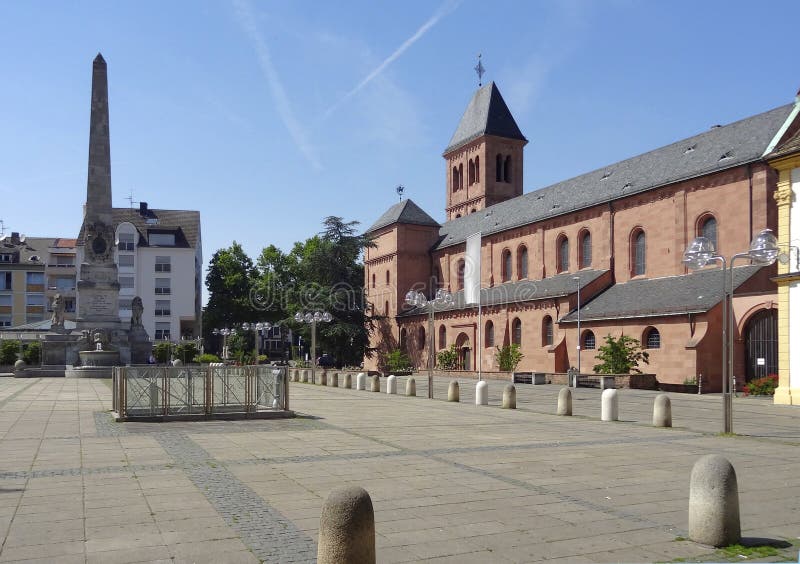 The St Martins Church in Worms, a city in the Rhineland-Palatinate in Germany. The St Martins Church in Worms, a city in the Rhineland-Palatinate in Germany