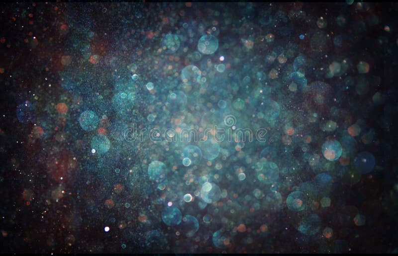 Σκούρο μπλε αφηρημένο φως bokeh background defocused στοκ εικόνα με δικαίωμα ελεύθερης χρήσης