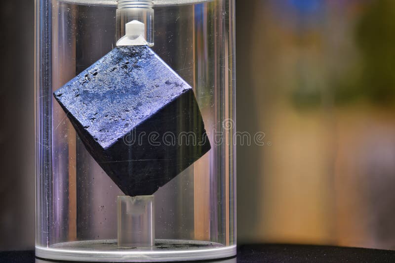 This cube of natural uranium metal once hung along side 663 others, as components in Nazi Germany’s final failed attempt to build a nuclear reactor during the second World War. This cube of natural uranium metal once hung along side 663 others, as components in Nazi Germany’s final failed attempt to build a nuclear reactor during the second World War.