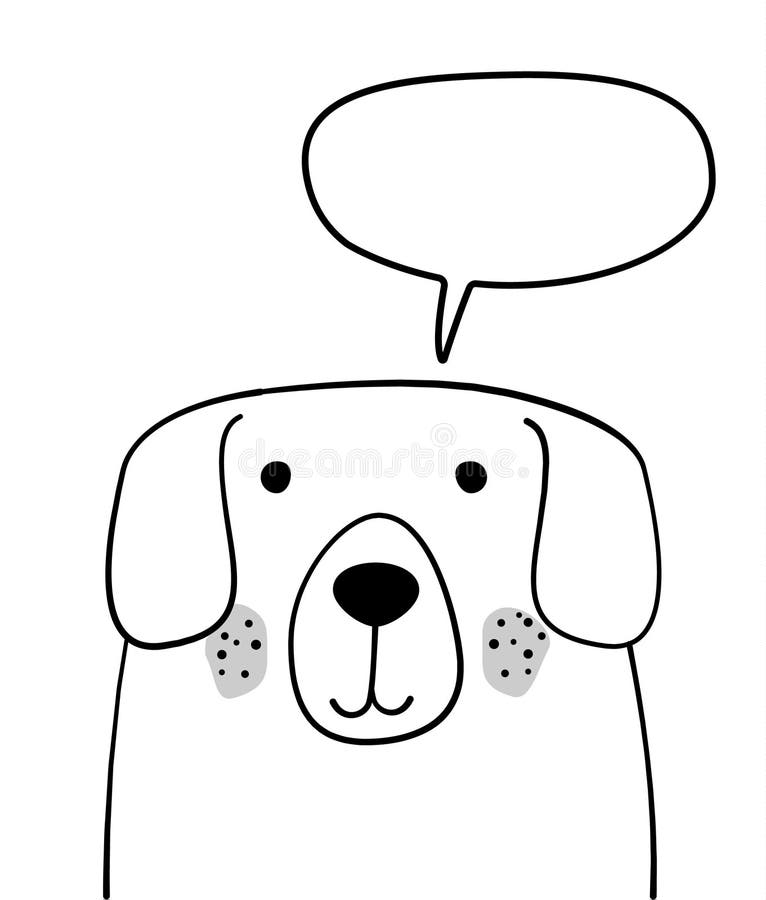 Σκυλί σκίτσων Doodle με την απεικόνιση σύννεφων συνομιλίας Διανυσματικό σκυλί κινούμενων σχεδίων με την ομιλούσα φυσαλίδα pet Κατ ελεύθερη απεικόνιση δικαιώματος Σκυλί σκίτσων Doodle με την απεικόνιση σύννεφων συνομιλίας Διανυσματικό σκυλί κινούμενων σχεδίων με την ομιλούσα φυσαλίδα pet Κατ ελεύθερη απεικόνιση δικαιώματος