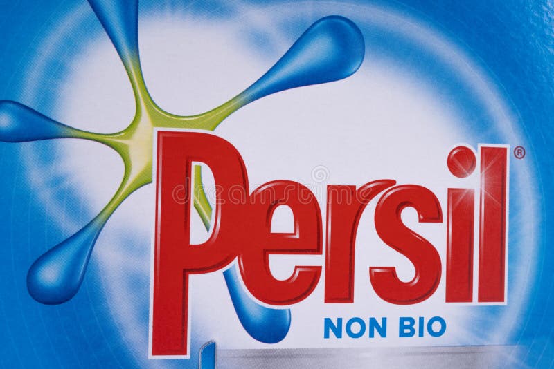 Σκόνη πλύσης Persil στοκ φωτογραφία Σκόνη πλύσης Persil στοκ φωτογραφία