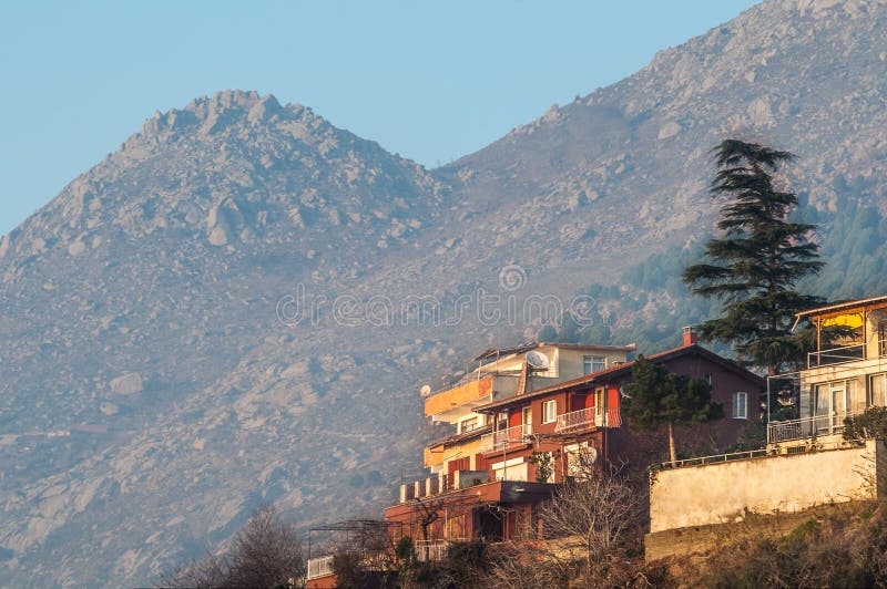 Σπίτι βουνών στοκ εικόνες Σπίτι βουνών στοκ εικόνες