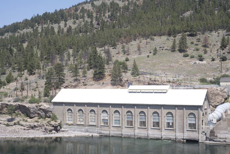 Generator house just below Hauser Dam near Helena, Montana. Generator house just below Hauser Dam near Helena, Montana.