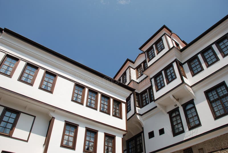 σπίτι Μακεδονία ohrid χαρακτηριστική στοκ φωτογραφία με δικαίωμα ελεύθερης χρήσης