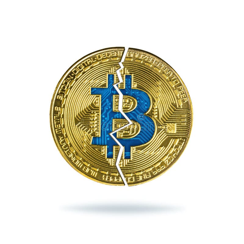 Σπασμένος bitcoin απομονωμένος στο άσπρο υπόβαθρο Πτώση στην ανταλλαγή και τη μείωση του cryptocurrency αξίας διανυσματική απεικόνιση Σπασμένος bitcoin απομονωμένος στο άσπρο υπόβαθρο Πτώση στην ανταλλαγή και τη μείωση του cryptocurrency αξίας διανυσματική απεικόνιση