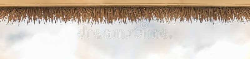 Στέγη φοινικών thatch στοκ εικόνα Στέγη φοινικών thatch στοκ εικόνα