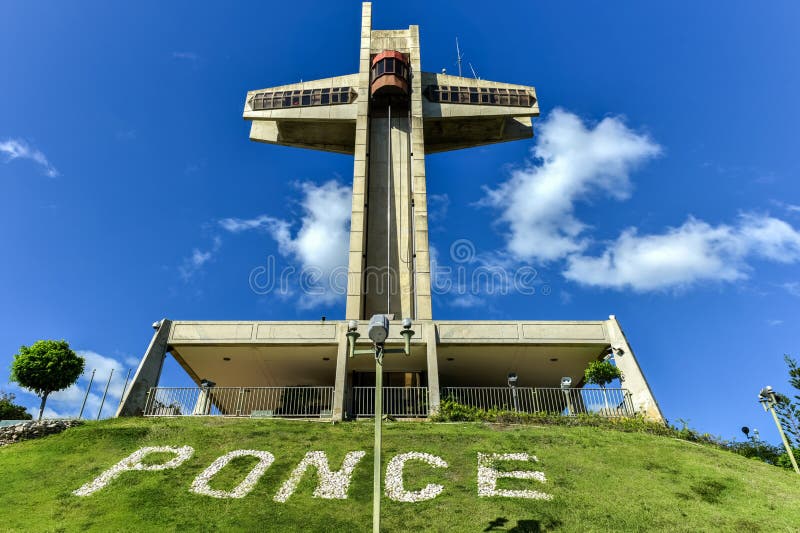 Σταυρός παρατηρητών σε Ponce, Πουέρτο Ρίκο στοκ εικόνες με δικαίωμα ελεύθερης χρήσης Σταυρός παρατηρητών σε Ponce, Πουέρτο Ρίκο στοκ εικόνες με δικαίωμα ελεύθερης χρήσης