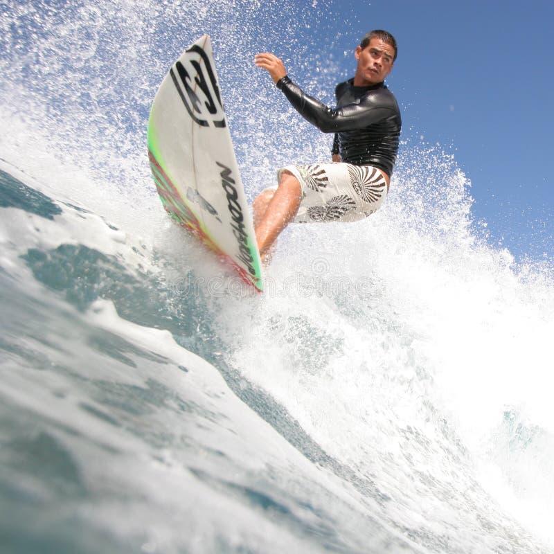 στενό surfer επάνω στοκ εικόνες