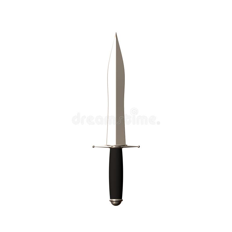 3d image with a dagger. 3d image with a dagger