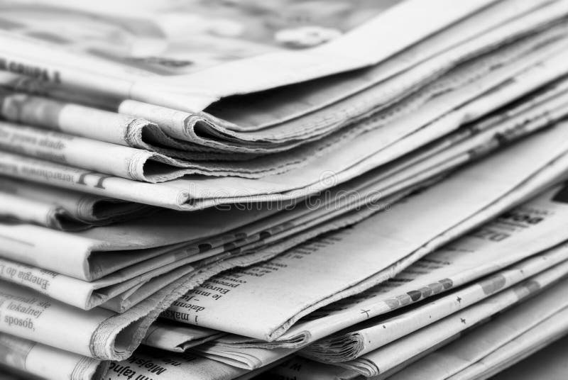στοίβα εφημερίδων στοκ φωτογραφία με δικαίωμα ελεύθερης χρήσης