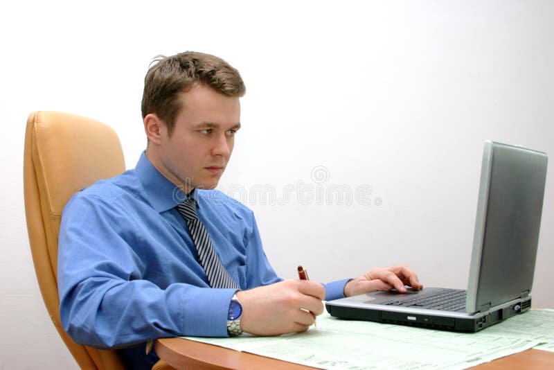 Download στοιχεία Lap-top επιχειρηματιώ Στοκ Εικόνα - εικόνα από κοιτάξτε, armlet: 92245