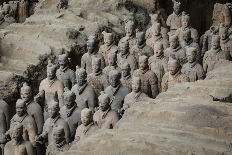 Στρατός Terracota του πρώτου αυτοκράτορα της Κίνας στοκ φωτογραφίες Στρατός Terracota του πρώτου αυτοκράτορα της Κίνας στοκ φωτογραφίες