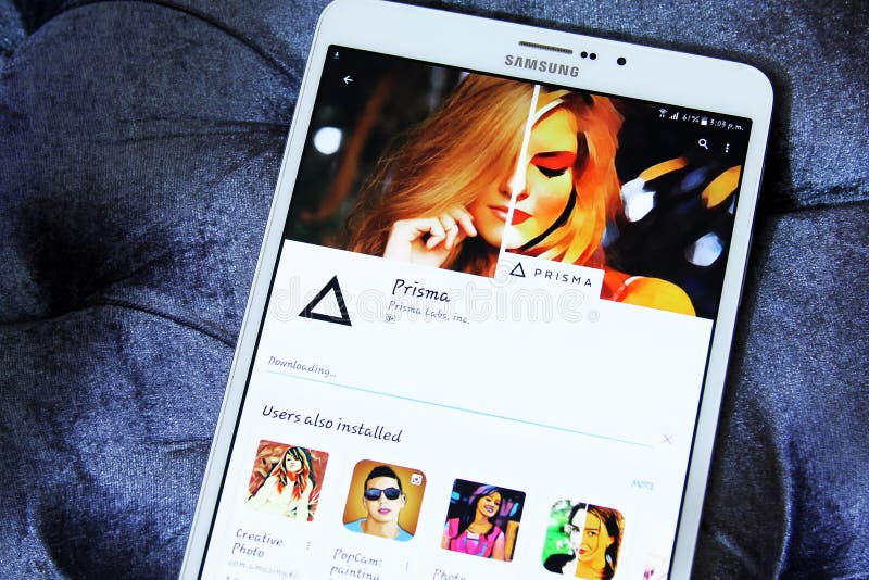 Συντάκτης app φωτογραφιών PRISMA στοκ φωτογραφίες με δικαίωμα ελεύθερης χρήσης Συντάκτης app φωτογραφιών PRISMA στοκ φωτογραφίες με δικαίωμα ελεύθερης χρήσης