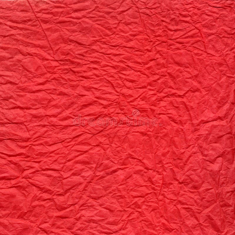 Crushed red paper texture background. Crushed red paper texture background