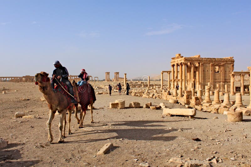 Συρία, Palmyra Στις 25 Φεβρουαρίου 2011 - ναός baal-Shamin στην αρχαία σημιτική πόλη Palmyra λίγο πριν ο πόλεμος, 2011 στοκ εικόνες Συρία, Palmyra Στις 25 Φεβρουαρίου 2011 - ναός baal-Shamin στην αρχαία σημιτική πόλη Palmyra λίγο πριν ο πόλεμος, 2011 στοκ εικόνες