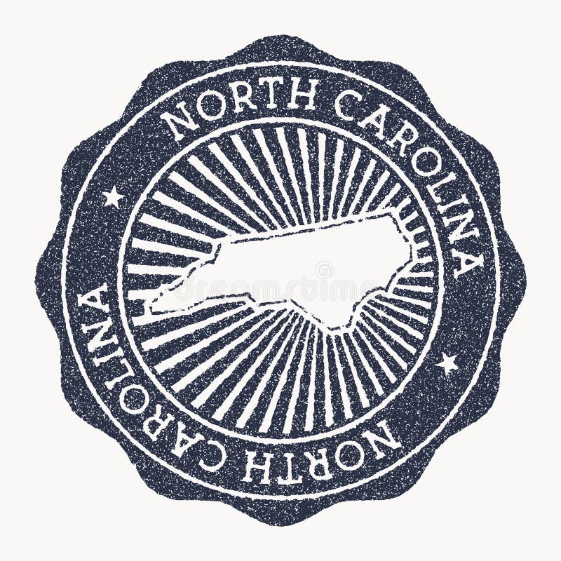 North Carolina stamp. Travel rubber stamp with the name and map of us state, vector illustration. Can be used as insignia, logotype, label, sticker or badge of the North Carolina. North Carolina stamp. Travel rubber stamp with the name and map of us state, vector illustration. Can be used as insignia, logotype, label, sticker or badge of the North Carolina.