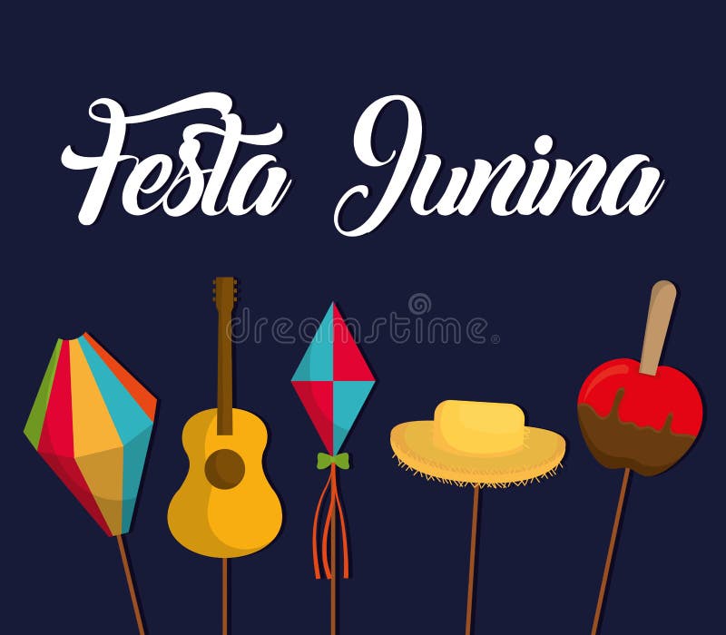 Σχέδιο Junina Festa διανυσματική απεικόνιση Σχέδιο Junina Festa διανυσματική απεικόνιση