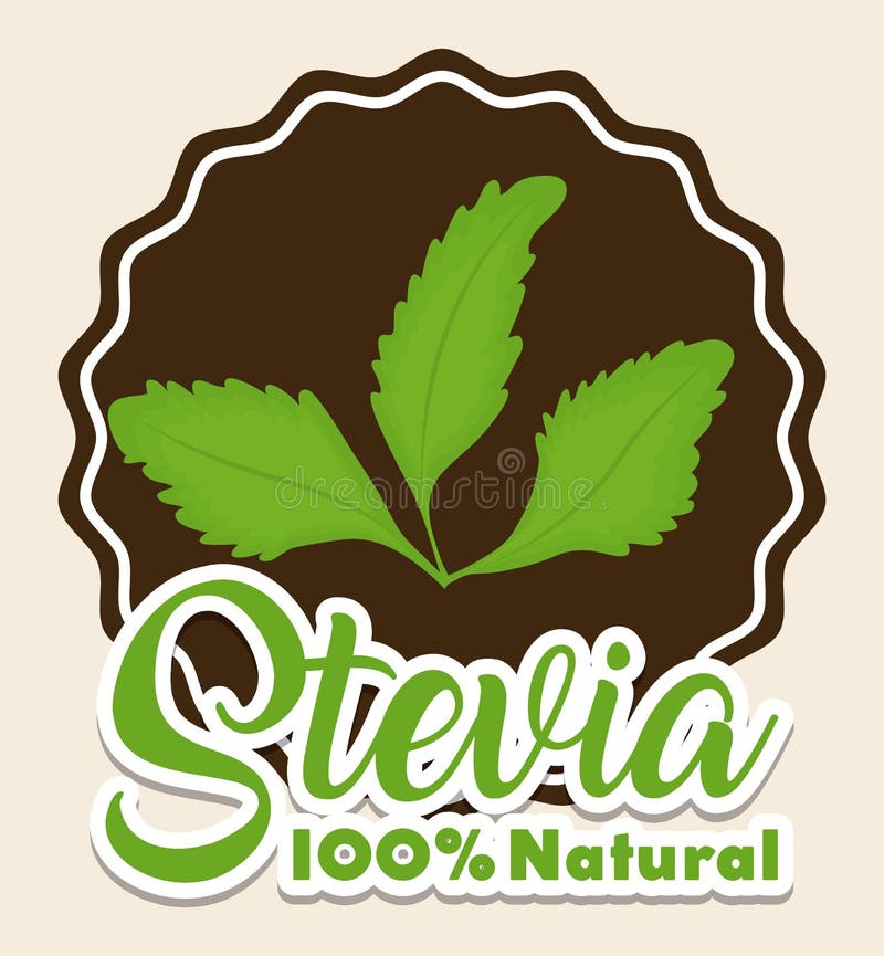 Σχέδιο έννοιας Stevia απεικόνιση αποθεμάτων