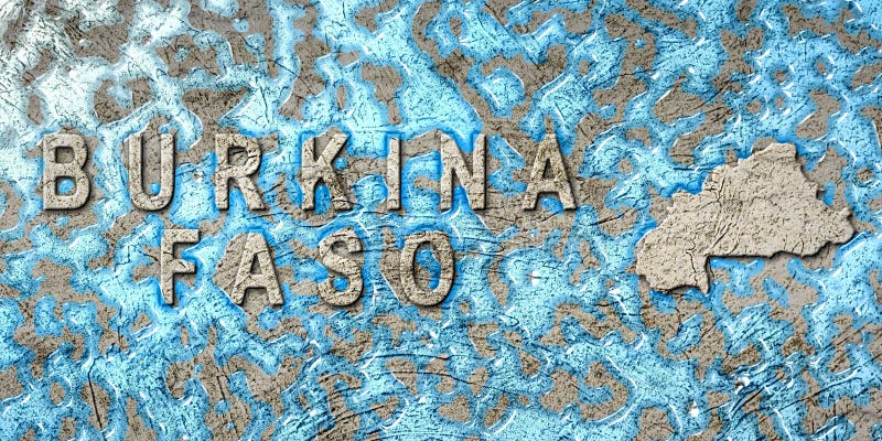 Σχέδιο διαχείρισης υδάτων της Μπουρκίνα Φάσο διανυσματική απεικόνιση