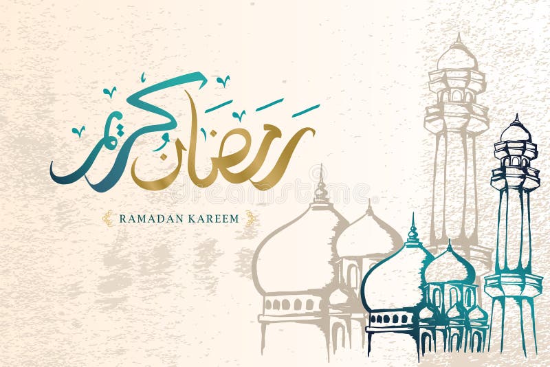 Σχέδιο χαιρετισμού Ramadan kareem με το χέρι σκίτσων μουσουλμανικών τεμενών που σύρεται για το μουσουλμανικό κοινοτικό ισλαμικό σ ελεύθερη απεικόνιση δικαιώματος Σχέδιο χαιρετισμού Ramadan kareem με το χέρι σκίτσων μουσουλμανικών τεμενών που σύρεται για το μουσουλμανικό κοινοτικό ισλαμικό σ ελεύθερη απεικόνιση δικαιώματος