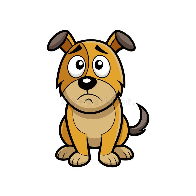 Σχεδίαση οργάνωσης Creative Cartoon Dog ελεύθερη απεικόνιση δικαιώματος