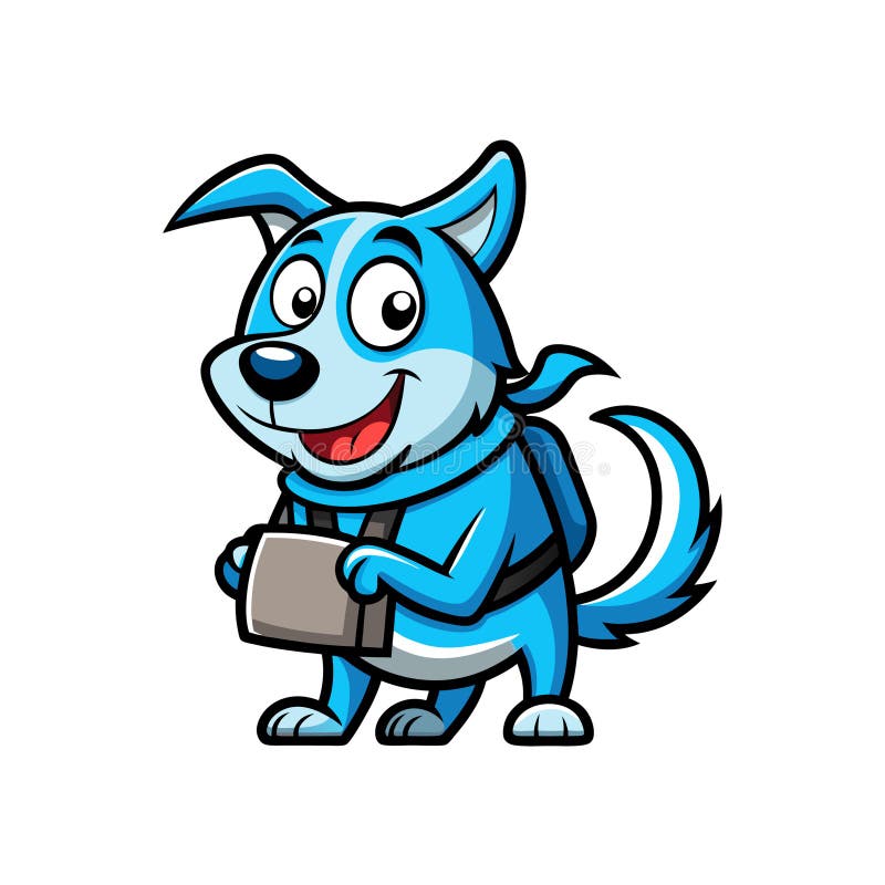 Σχεδίαση συσκευασίας Creative Cartoon Dog απεικόνιση αποθεμάτων
