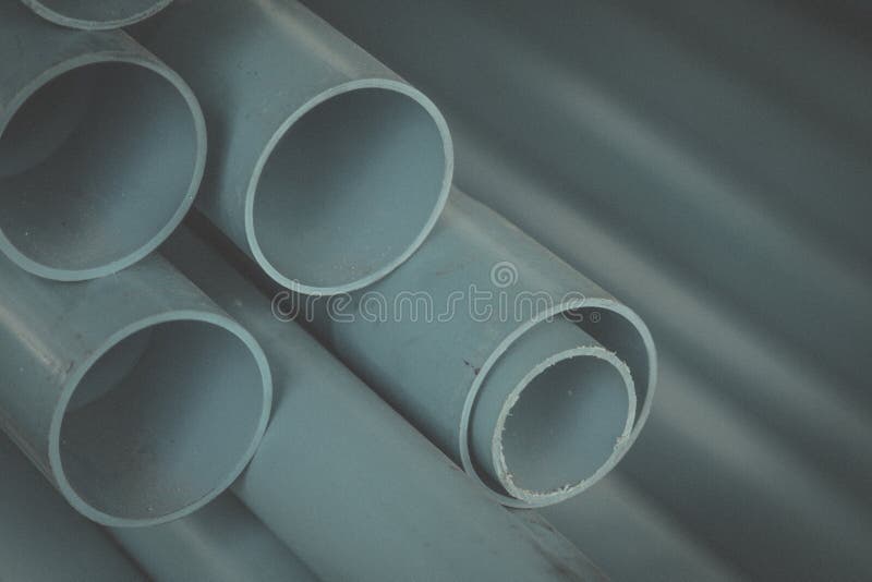 Σωλήνας PVC στα υδάτινα συστήματα στοκ φωτογραφία