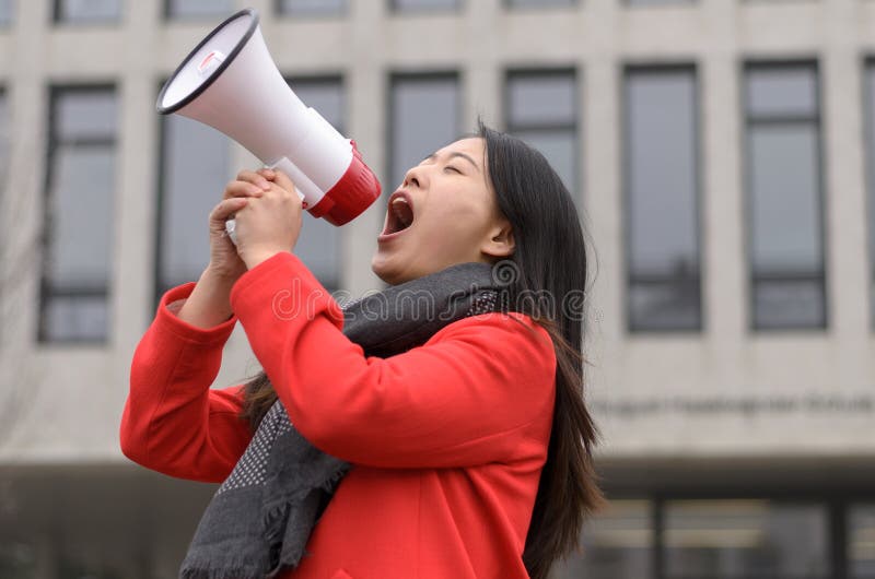 Σύγχρονη νέα κινεζική διαμαρτυρία γυναικών