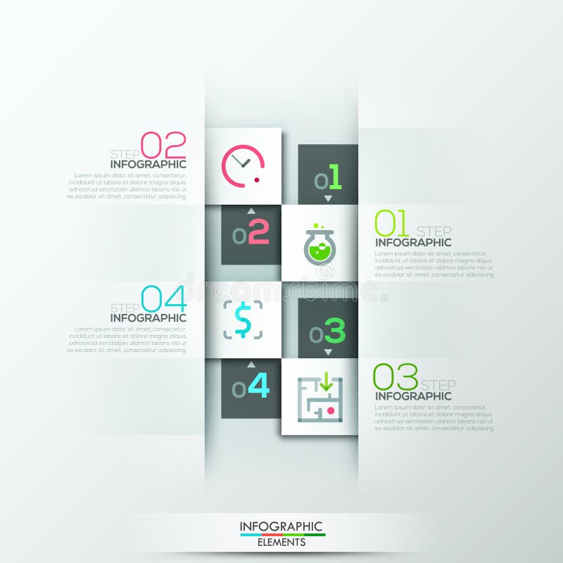 Σύγχρονο infographic έμβλημα επιλογής διανυσματική απεικόνιση Σύγχρονο infographic έμβλημα επιλογής διανυσματική απεικόνιση